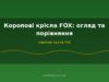 Коропові крісла FOX: огляд та порівняння