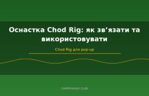 Оснастка Chod Rig: як звʼязати та використовувати