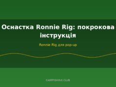 Оснастка Ronnie Rig: покрокова інструкція