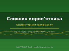 Словник коропʼятника: основні терміни карпфішингу